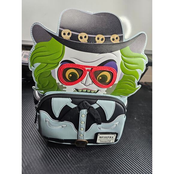 Loungefly Beetlejuice Western Cosplay Mini Backpack Exclusive - Picture 1 of 8